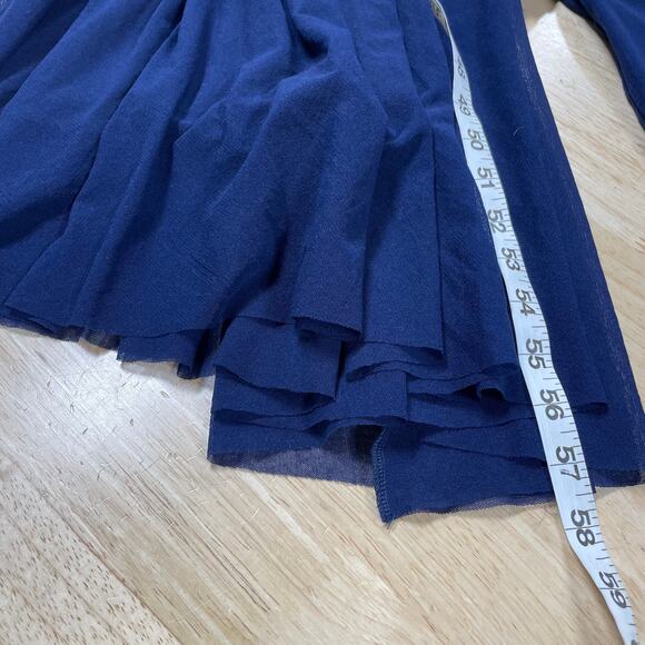 Fuzzi Jean Paul Gaultier NWT Long Sleeve Asymmetrical Maxi Dress Velvet Size M - Picture 12 of 12